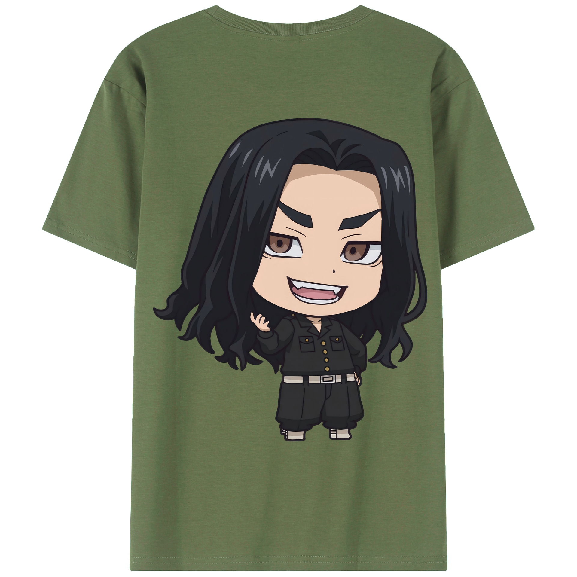 （画像用） 東京リベンジャーズ Tokyo Revengers 綿100％ メンズ半袖Tシャツ（バックプリント） 通気性
